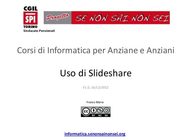 UNA PRESENTAZIONE DA SLIDESHARE SCARICA